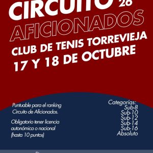 Cartel torneo Torrevieja