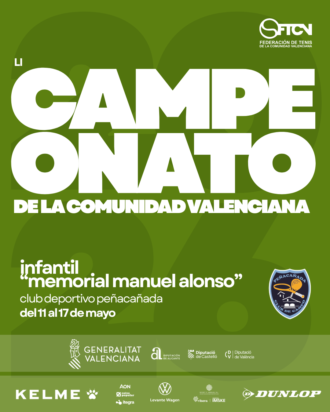 Cartel Campeonato de la Comunitat Valenciana Infantil